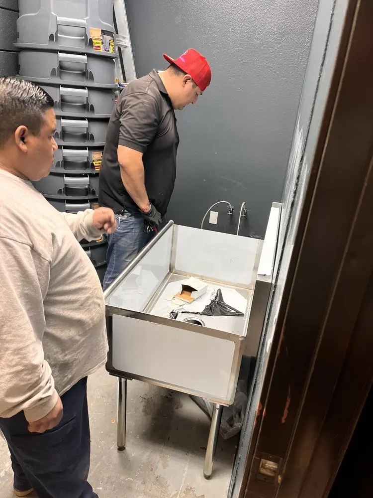 Commercial plumbing and sink installation in Purcellville